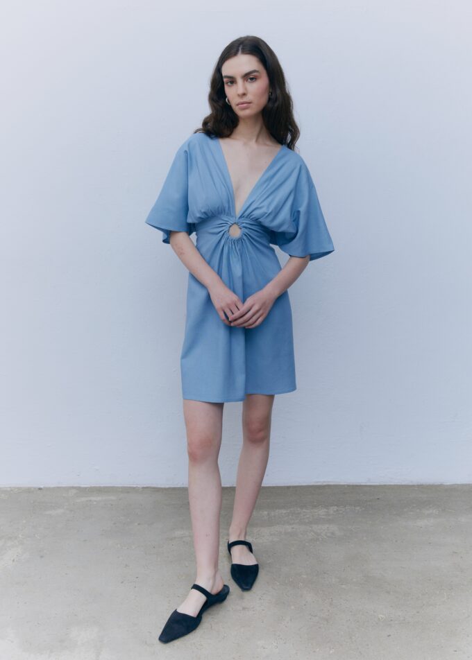 Harper Mini Dress Blue