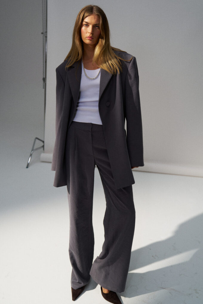 Nancy Low Rise Trousers Black