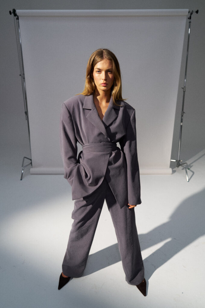 Nancy Low Rise Trousers Black