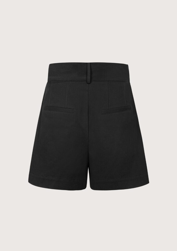 Cole Black Tailored Shorts