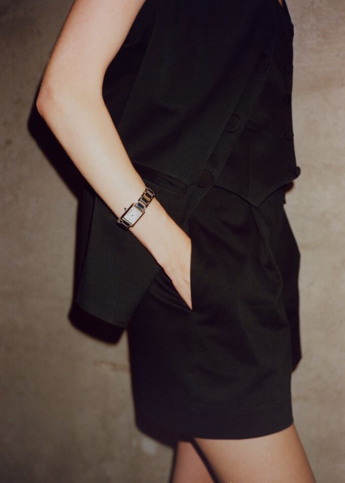 Cole Black Tailored Shorts