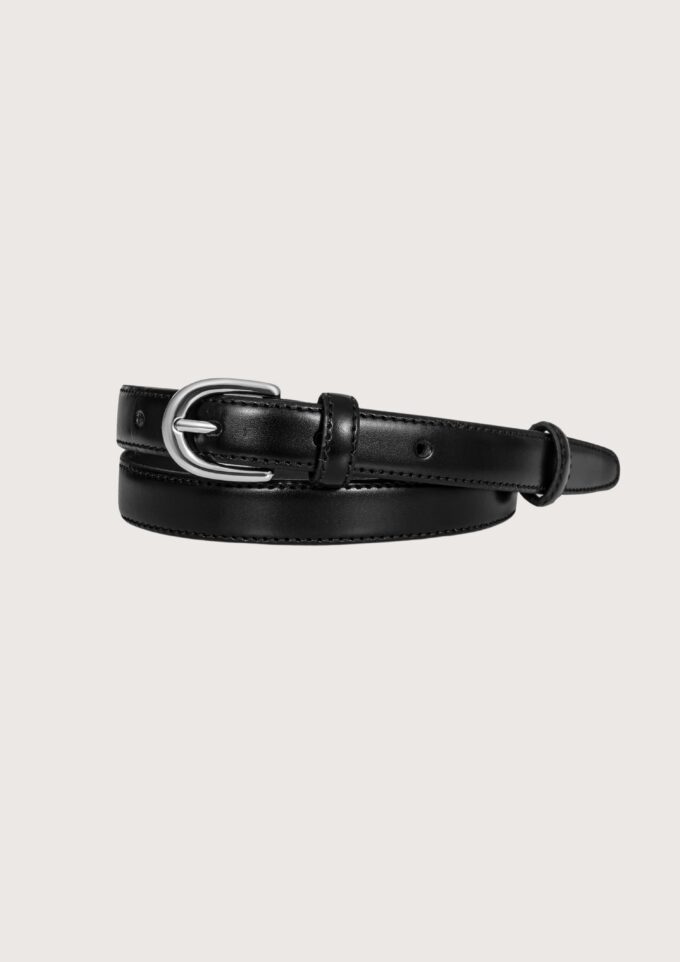 Selene Leather Belt Black