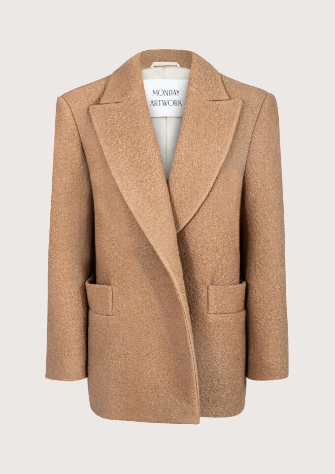 Chloe Camel Oversized Blazer