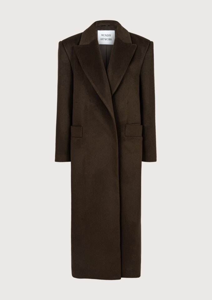 Rowan Brown Wool Coat