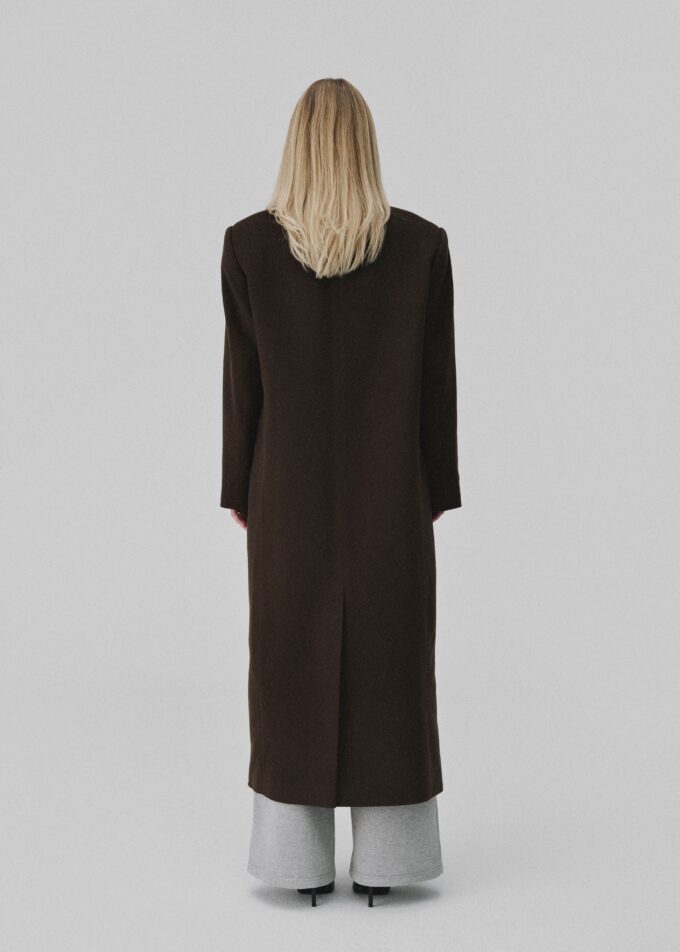 Rowan Brown Wool Coat