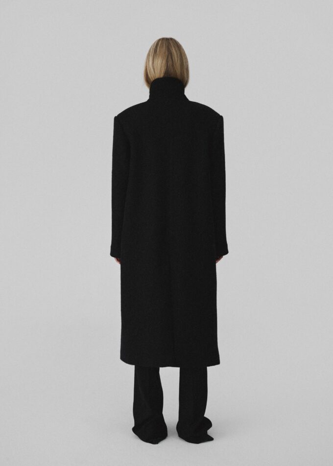 Tatum Black Wool Coat