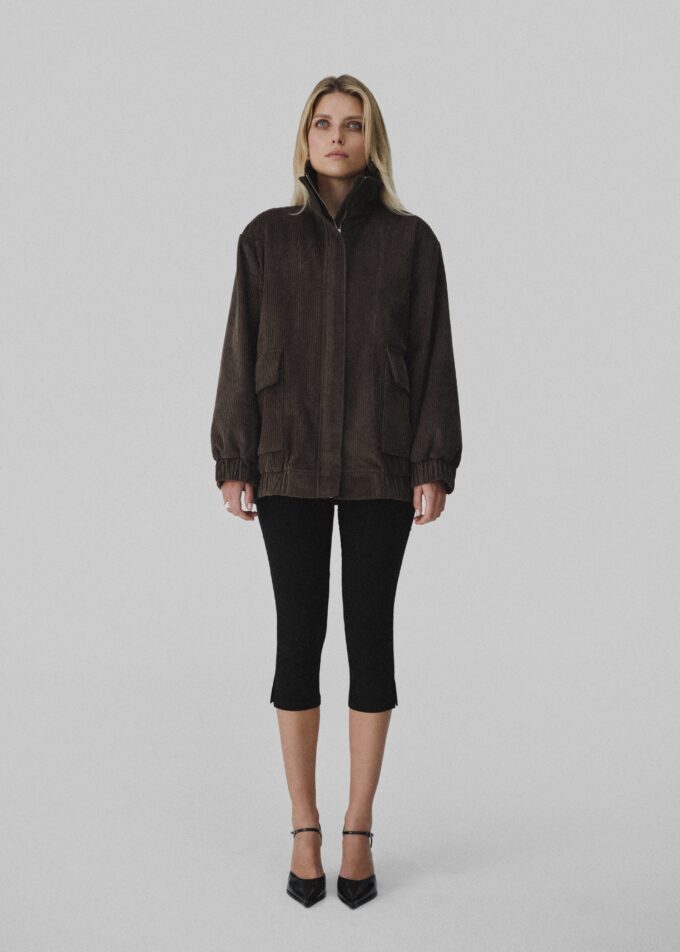 Hudson Corduroy Bomber Jacket