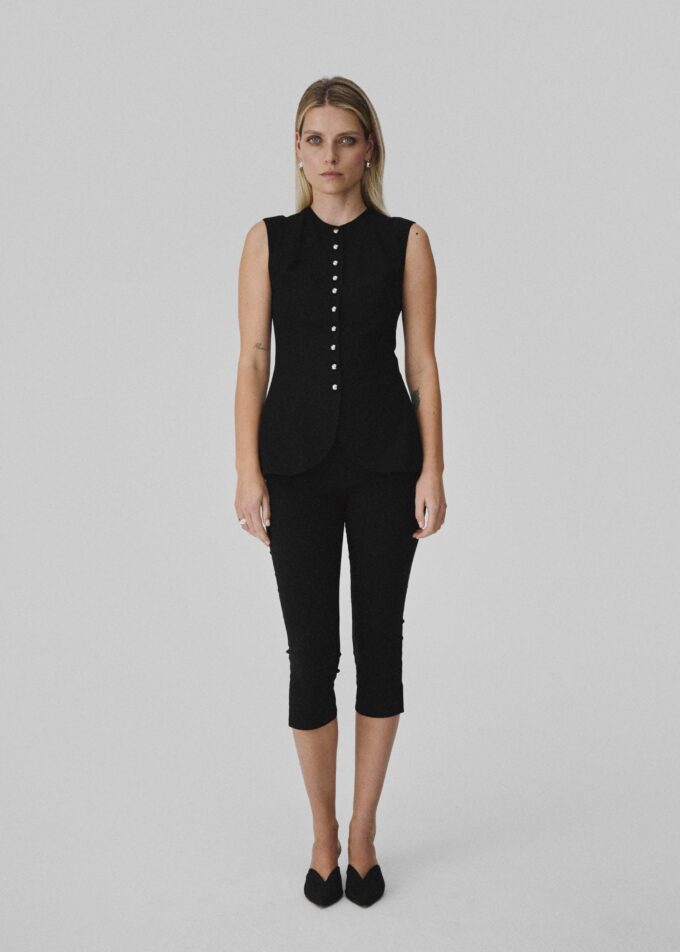 Monica Buttoned Up Top