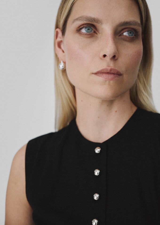 Monica Buttoned Up Top