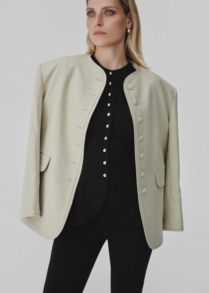 Monica Buttoned Up Top