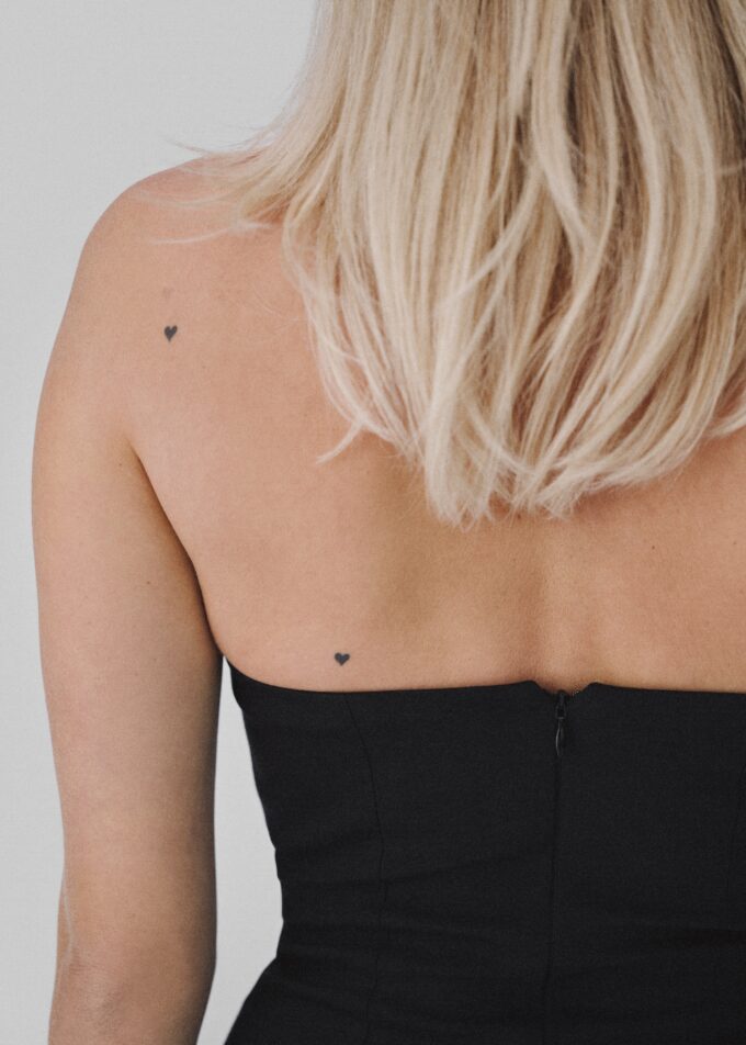 Sarah Strapless Dress Black