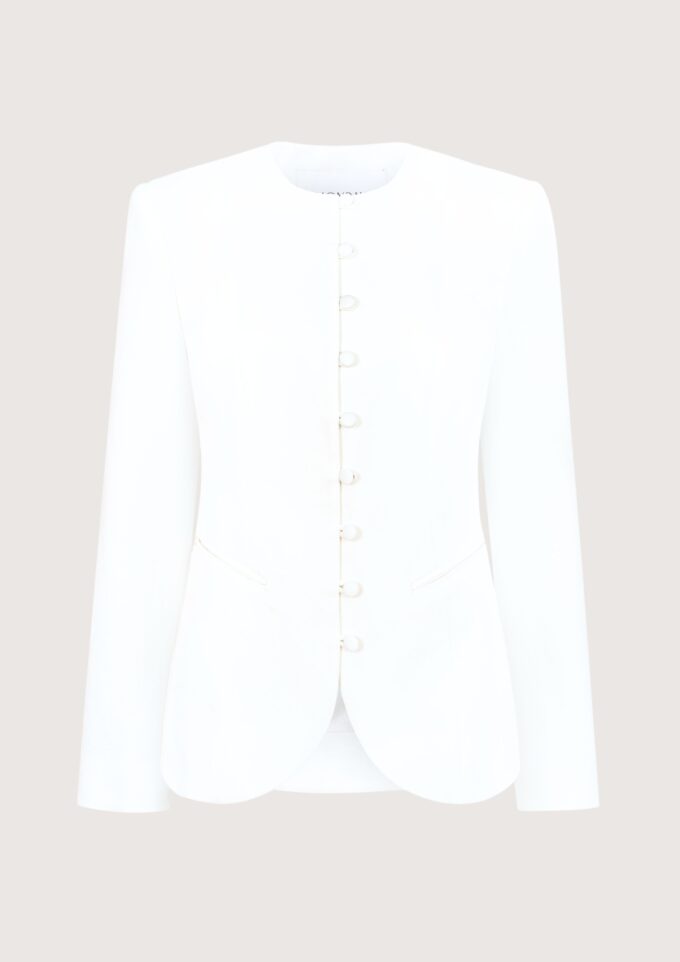 Iris Blazer White