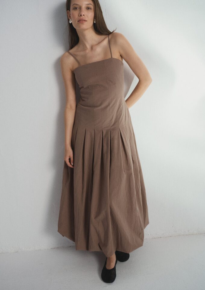 Sandy Dress Brown