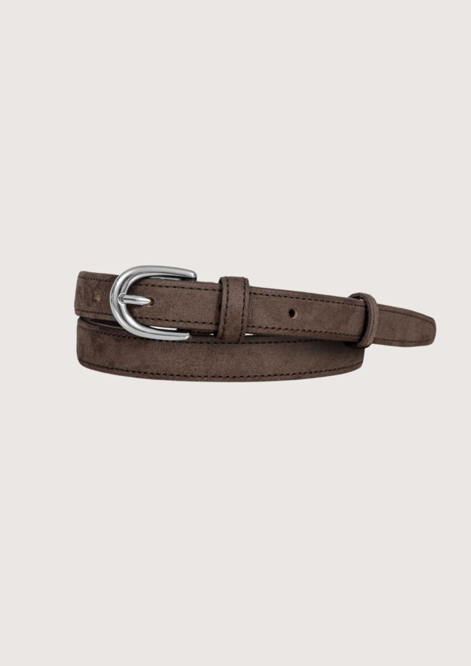 Selene Leather Belt Chocolate