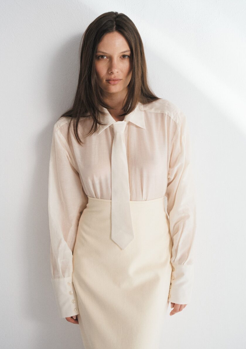 Aurora Shirt Cream - obrazek 2