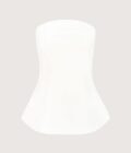Valerie Strapless Top White - 36