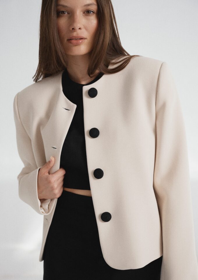 Jennifer Blazer Cream