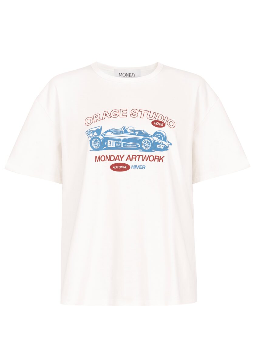 T-shirt Monday x Orage Oversize