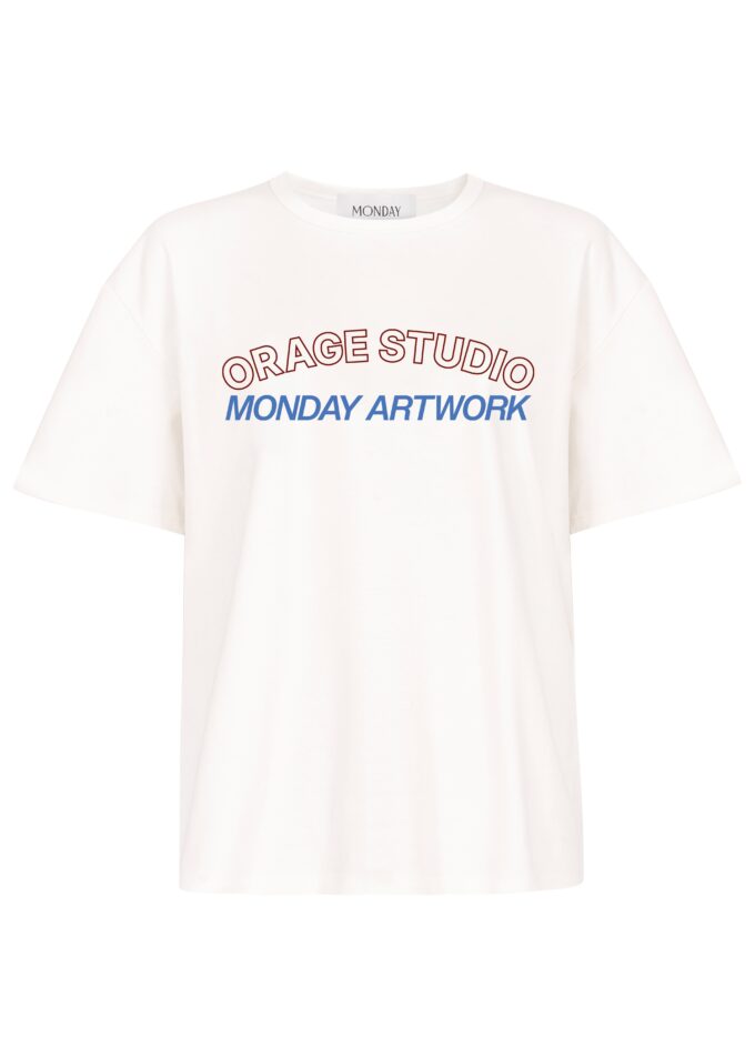 T-shirt Monday x Orage Oversize Print