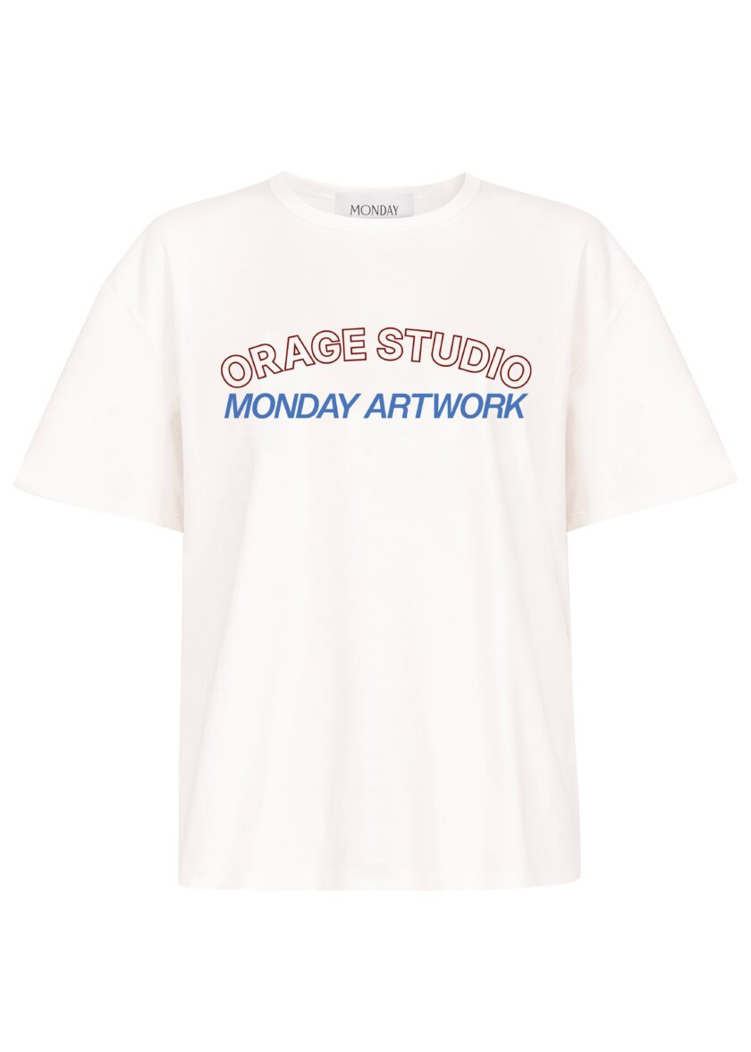 T-shirt Monday x Orage Oversize Print