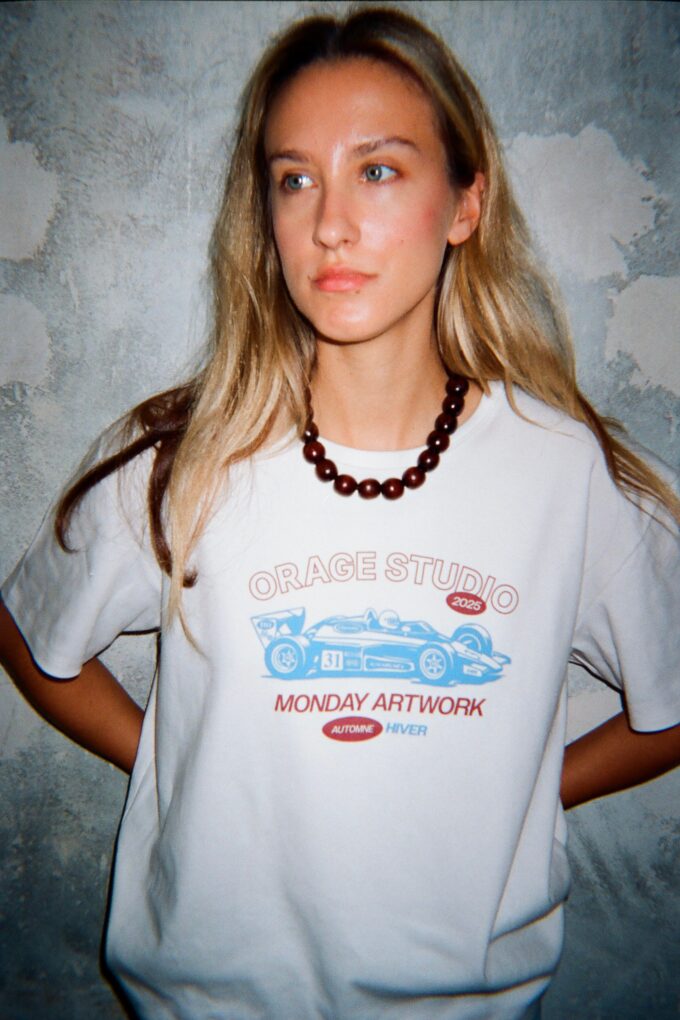 T-shirt Monday x Orage Oversize