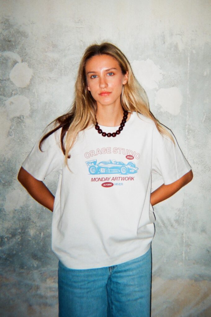 T-shirt Monday x Orage Oversize