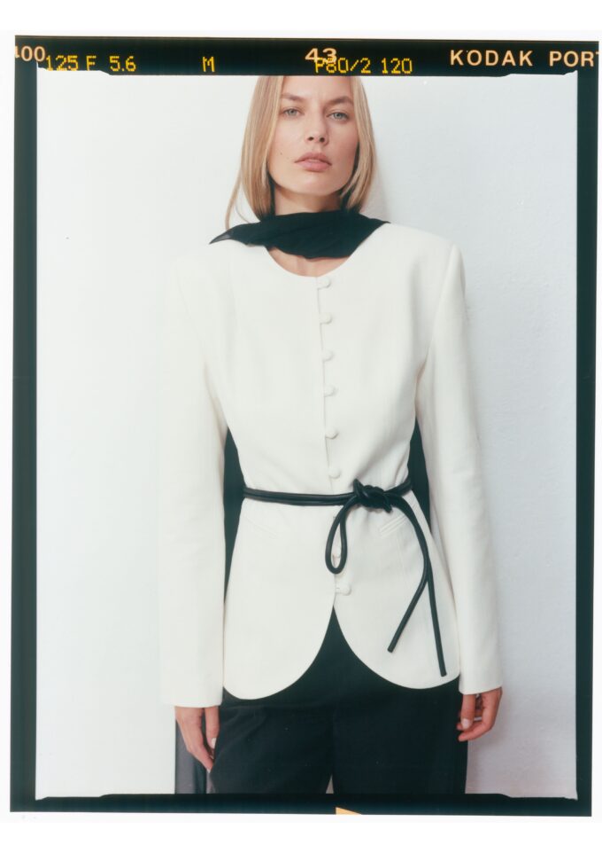 Iris Blazer White