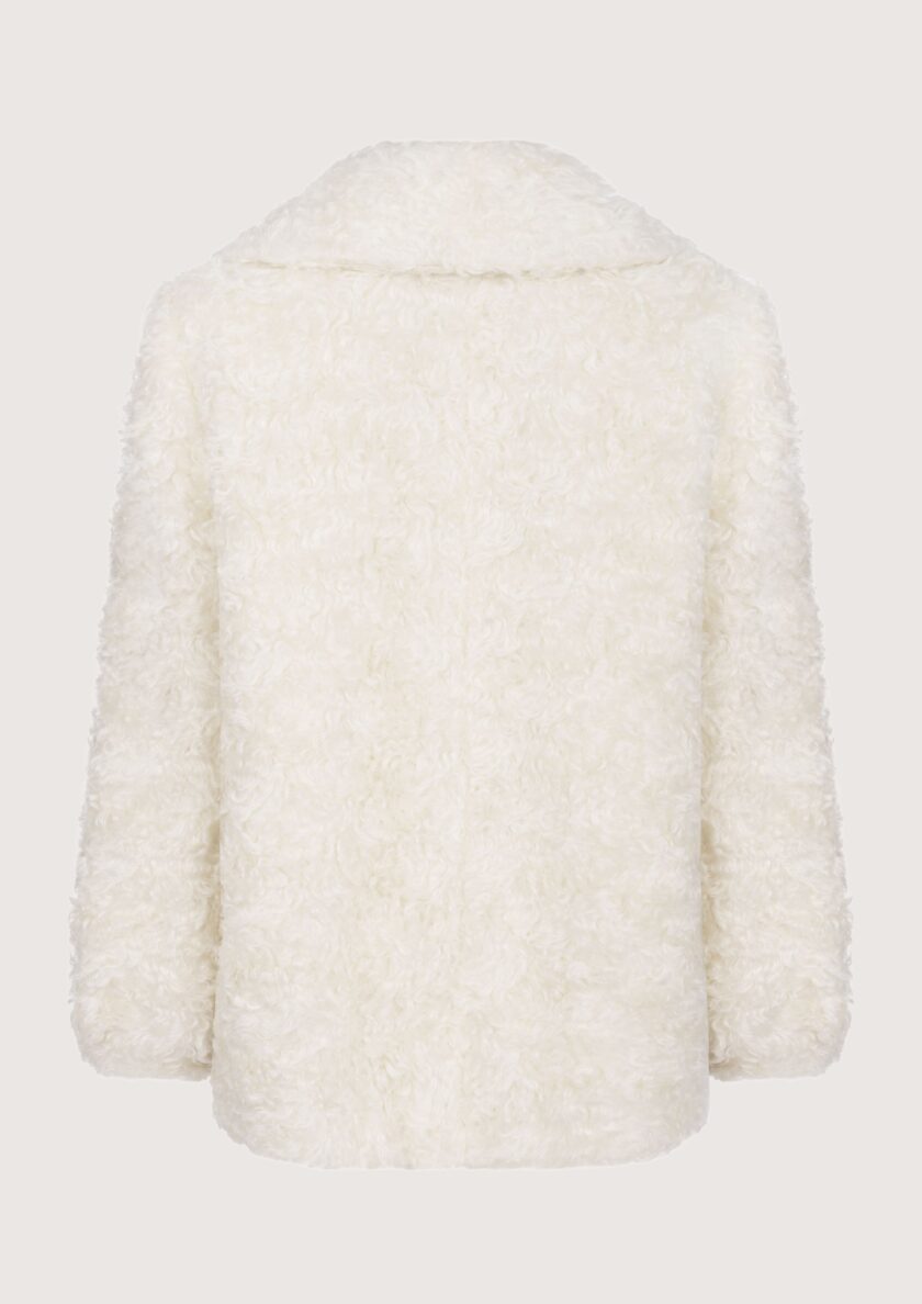 Stephanie Mohair Fur Coat - obrazek 9