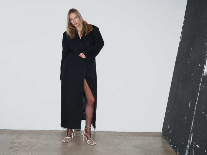 Rowan Black Wool Coat - Image 6