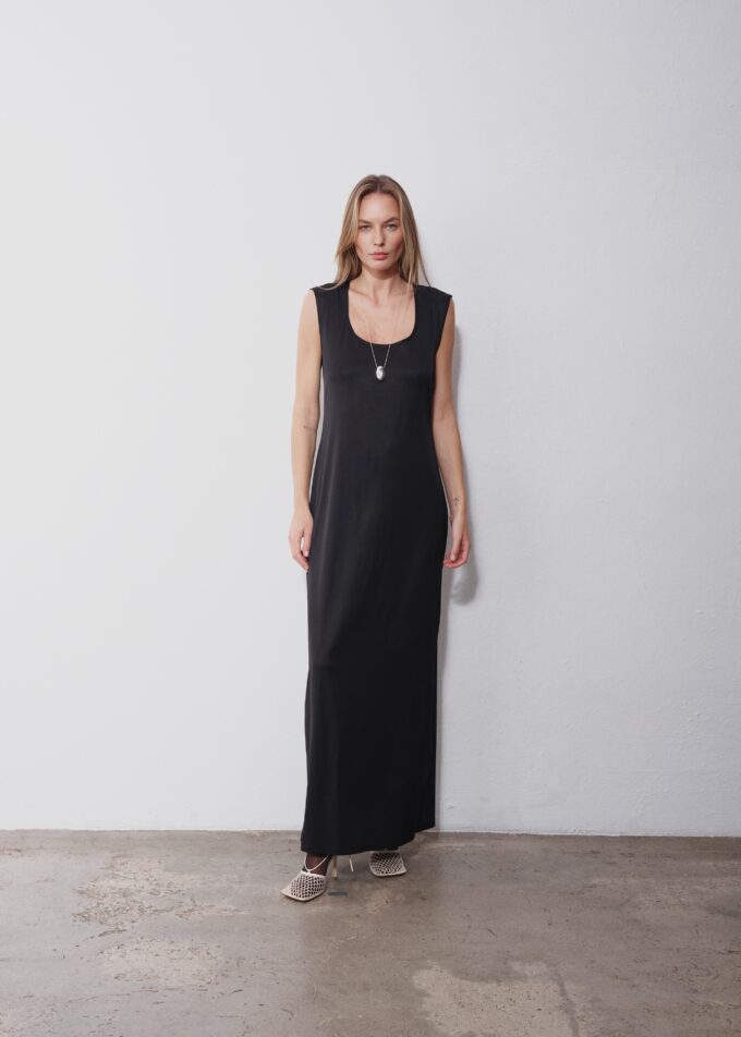 Rina Black Maxi Dress