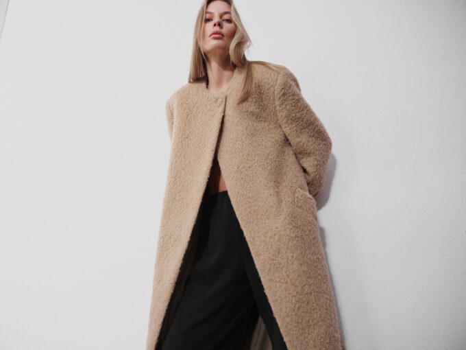 Arke Camel Fur Coat