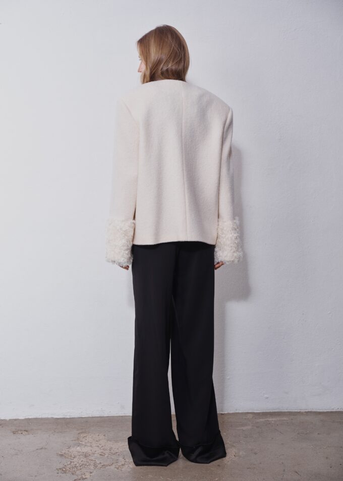 Rhea Black Soft-Tailored Pants