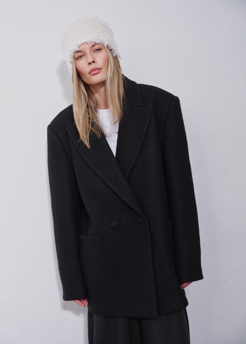 Chloe Black Oversized Blazer - obrazek 5