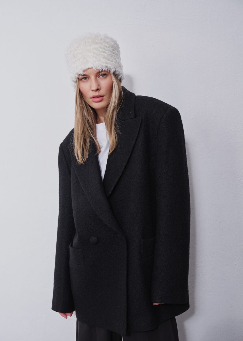 Chloe Black Oversized Blazer - obrazek 4
