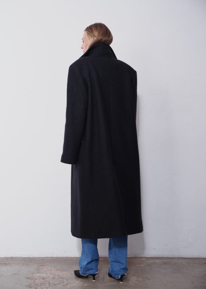 Tatum Black Wool Coat 2.0