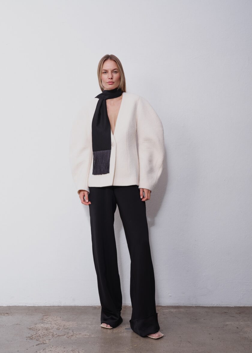 Faye Fringe Scarf - Image 4