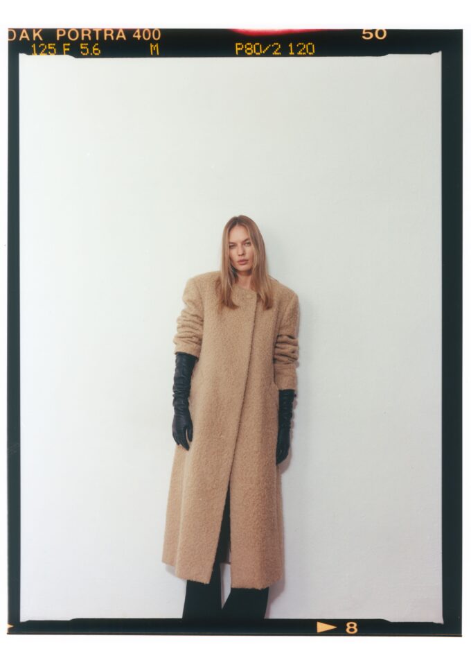 Arke Camel Fur Coat