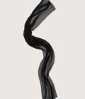 Bella Black Silk Scarf