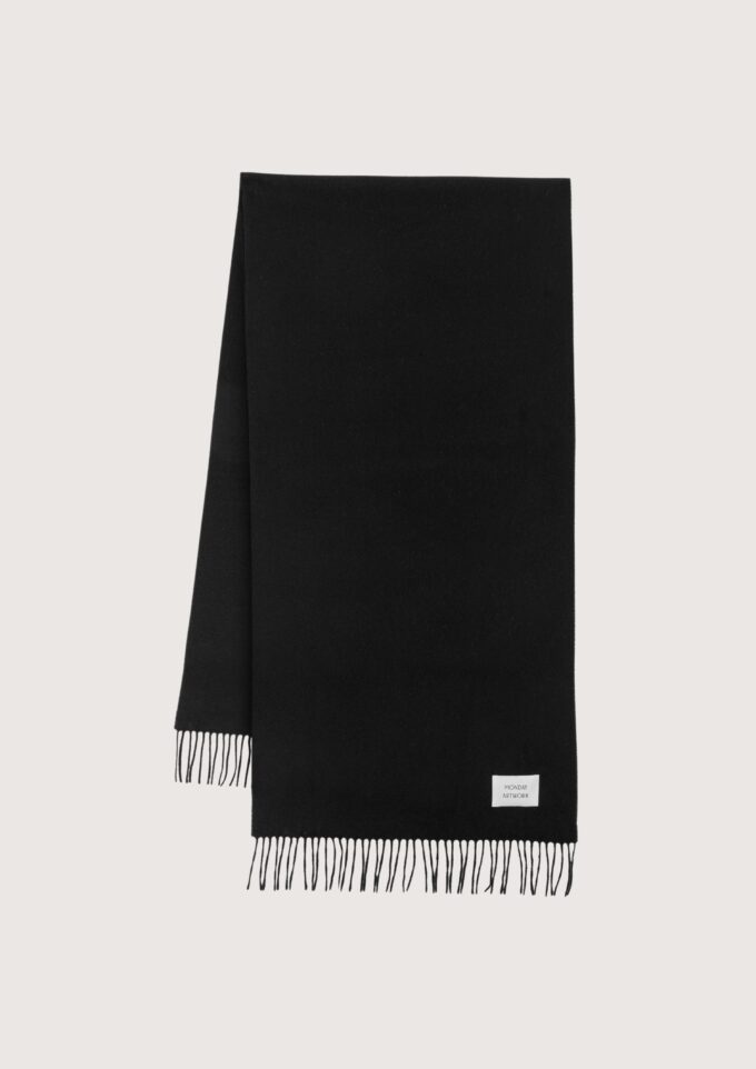 Cody Black Cashmere Scarf