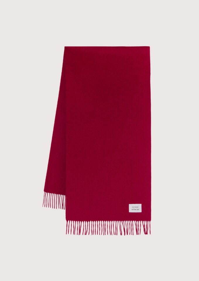 Cody Red Cashmere Scarf